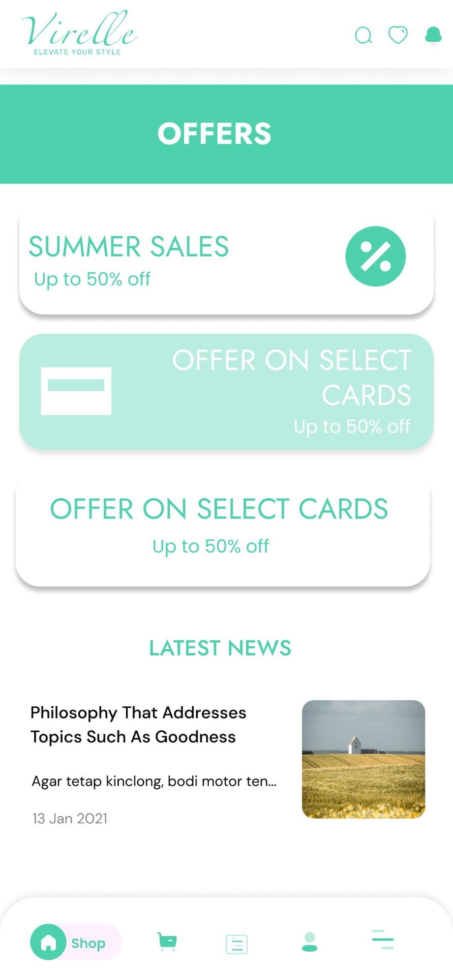 Offers and latest news
