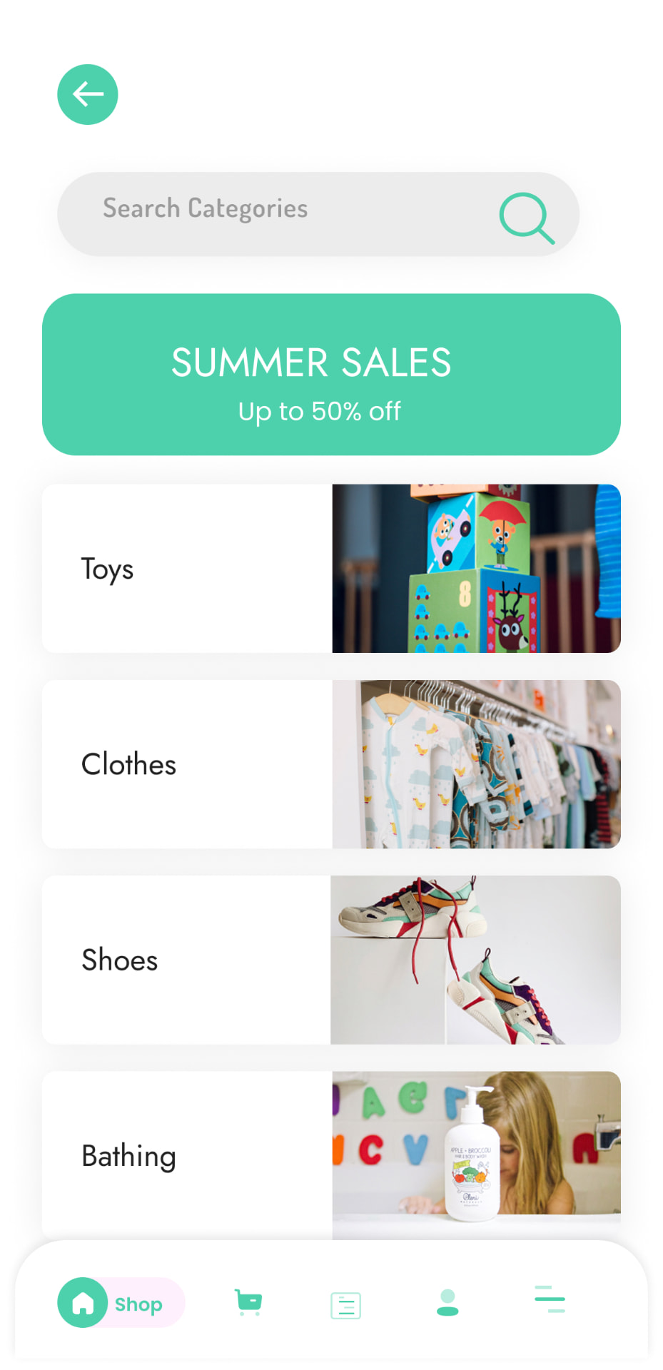 Category browse and search